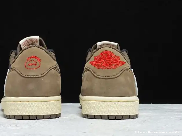 Official Maikesneakers x Dark Mocha Travis CQ4277-001 Low Scott SP Air 1 OG Jordan 0325